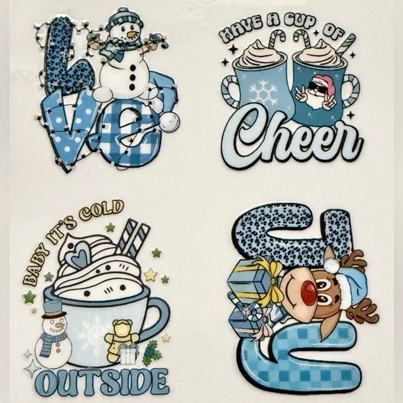 Christmas UV DTF Transfer Stickers - Picture 2 of 7